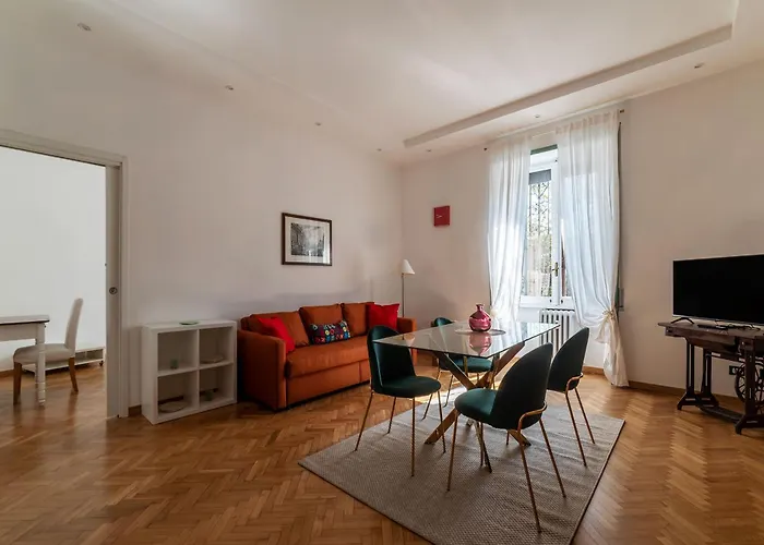 Apartment Guesthost - Bright X4 Along The Tevere! *
